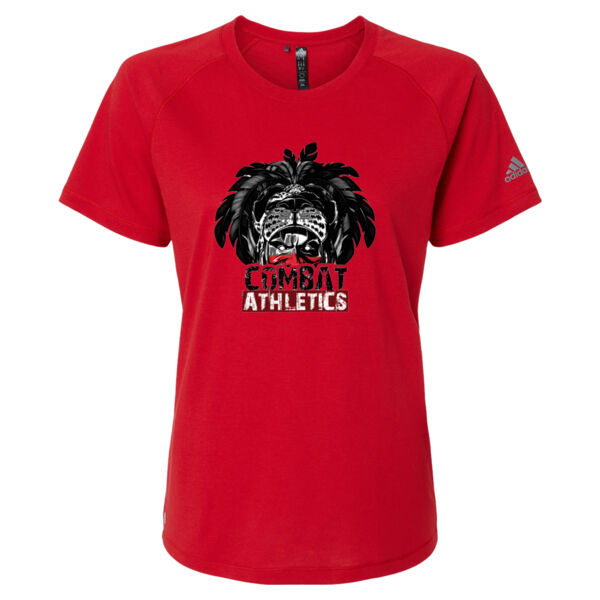Adidas Combat Athletics Front and Back Logo Women's Blended T-Shirt Thumbnail