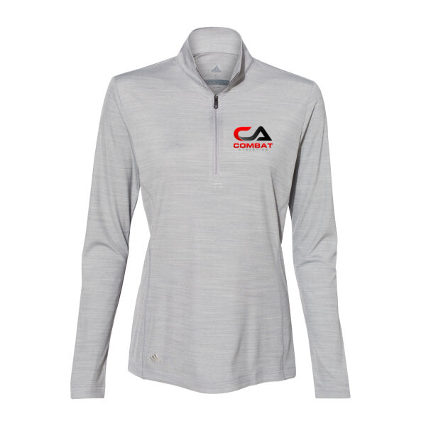Adidas RISE Combat Sports Logo Women's Lightweight Mélange Quarter-Zip Pullover Thumbnail