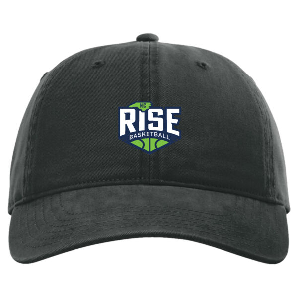 Richardson RISE Basketball Peach Twill Dad Hat Thumbnail