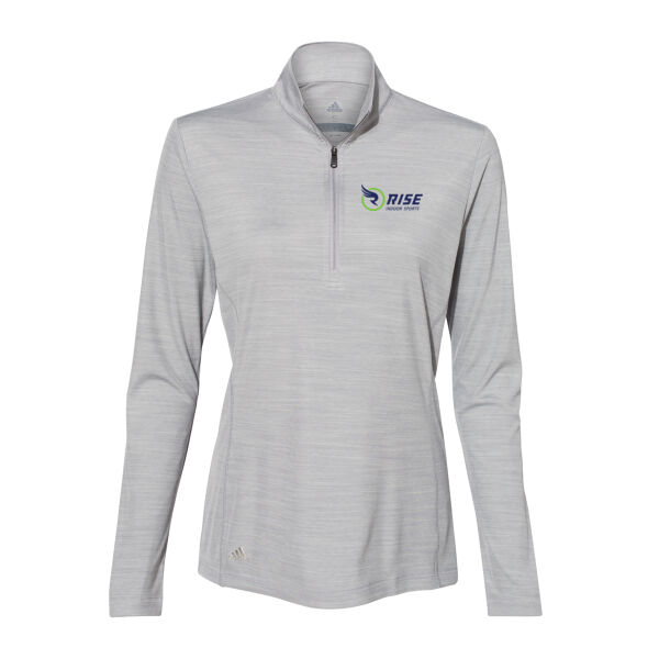 Adidas RISE Indoor Sports Women's Lightweight Mélange Quarter-Zip Pullover Thumbnail
