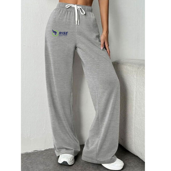 NINEXIS RISE Indoor Sports High-Rise Drawstring Loose Wide Leg Sweatpants Thumbnail