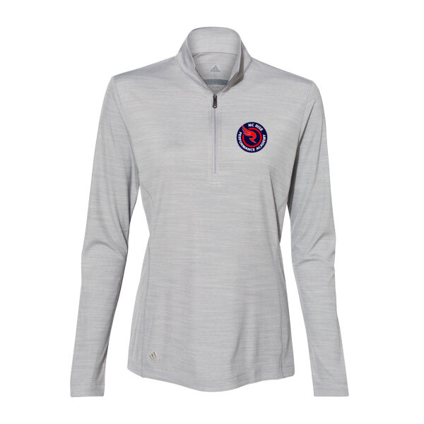Adidas NC RISE Performance Academy Women's Lightweight Mélange Quarter-Zip Pullover Thumbnail