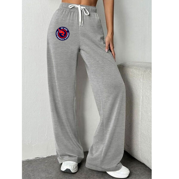 NINEXIS NC RISE Performance Academy High-Rise Drawstring Loose Wide Leg Sweatpants Thumbnail