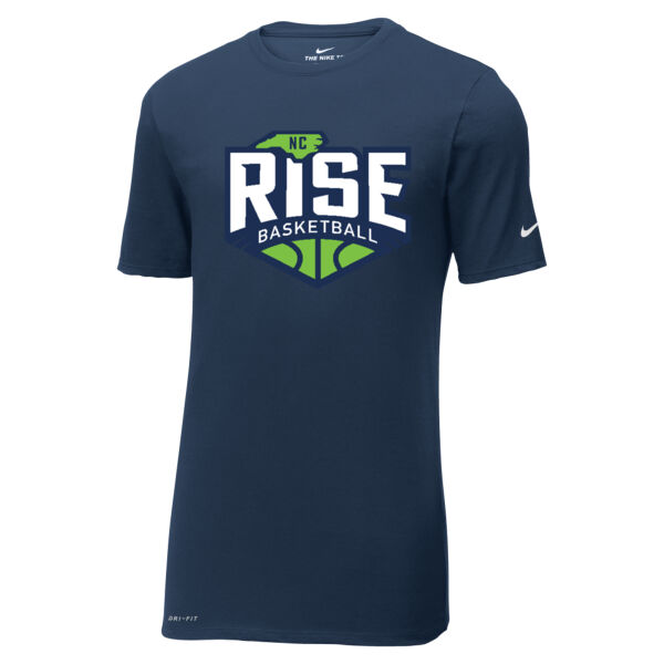 Nike RISE Basketball Dri FIT Cotton/Poly T-Shirt Thumbnail
