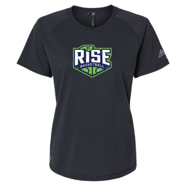 Adidas Women's RISE Basketball Blended T-Shirt Thumbnail