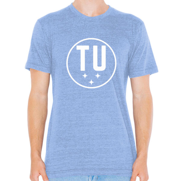American Apparel RISE Triad United Triblend Track T-Shirt (White TU Logo) Thumbnail