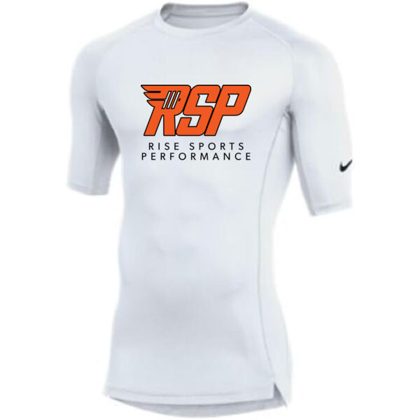 Nike RISE Sports Performance Mens Compression Half Sleeve Tee Thumbnail