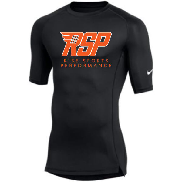 Nike RISE Sports Performance Mens Compression Half Sleeve Tee Thumbnail