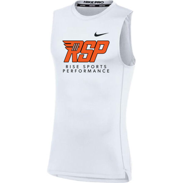 Nike RISE Sports Performance Mens Pro Sleeveless Compression Training Tee Thumbnail