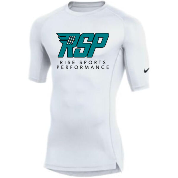 Nike RISE Sports Performance Mens Compression Half Sleeve Tee Thumbnail