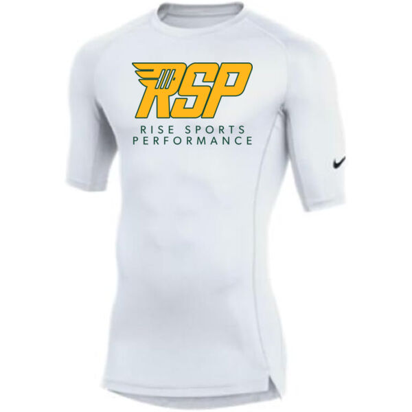 Nike RISE Sports Performance Mens Compression Half Sleeve Tee Thumbnail