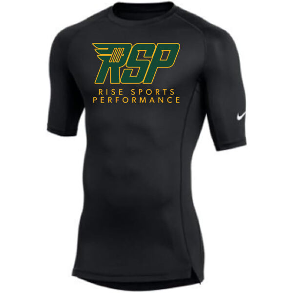 Nike RISE Sports Performance Mens Compression Half Sleeve Tee Thumbnail