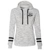 Ladies' Melange Scuba Neck Sweatshirt Thumbnail