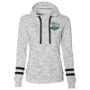 Ladies' Melange Scuba Neck Sweatshirt Thumbnail