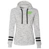 Ladies' Melange Scuba Neck Sweatshirt Thumbnail