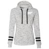 Ladies' Melange Scuba Neck Sweatshirt Thumbnail