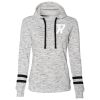 Ladies' Melange Scuba Neck Sweatshirt Thumbnail