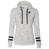 Ladies' Melange Scuba Neck Sweatshirt Thumbnail