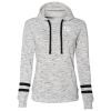 Ladies' Melange Scuba Neck Sweatshirt Thumbnail